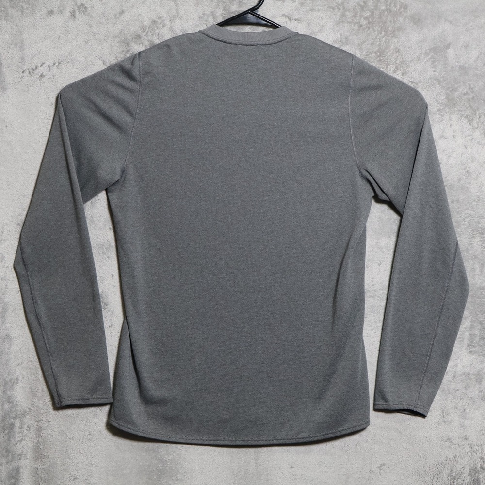 Patagonia Shirt Mens Medium Gray Capilene 3 Midweight Base Layer Top Outdoors - Picture 5 of 9